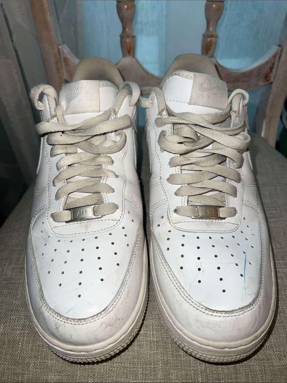 Nike Men’s Low-Top Sneakers — Off-White